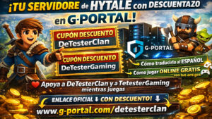 Descuentazo en G-Portal para Hytale